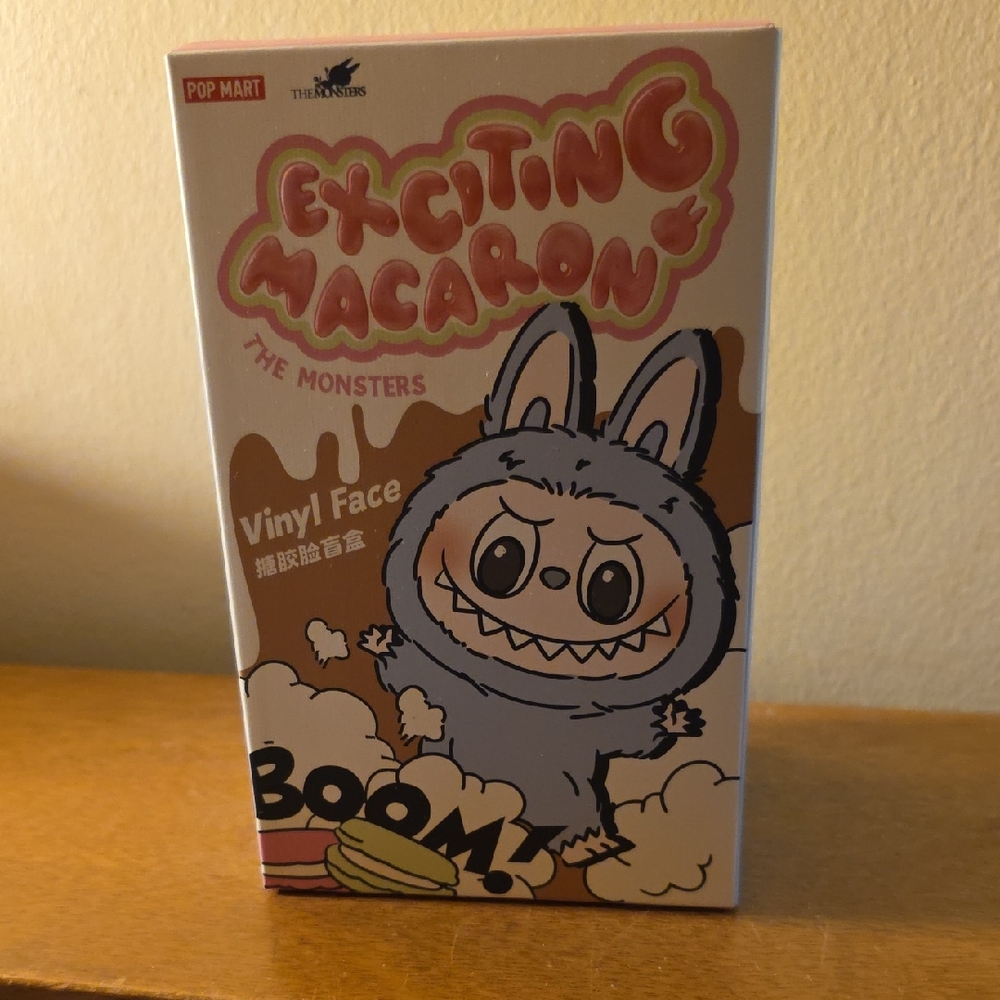 Pop Mart Macaron Labubu With Vinyl Face